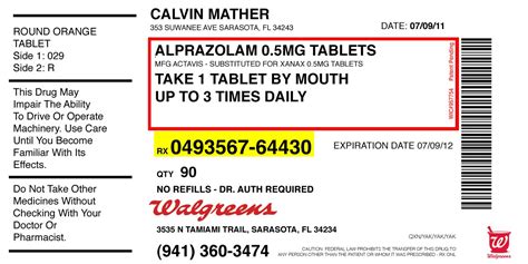 Due to inactivity, you will be signed out of walgreens.com soon. Walgreens Prescription Label Template | merrychristmaswishes.info