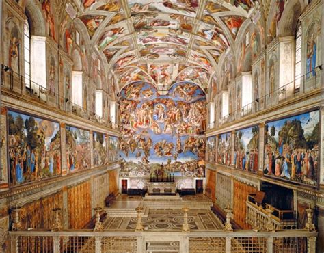 From michelangelo's famous ceiling to his last judgment and the sadly overlooked walls by pope sixtus iv had the sistine's walls frescoed with scenes from the lives of moses (left wall) and jesus (right wall) by the greatest masters of the. Highlights of the Vatican Museums and the Sistine Chapel ...