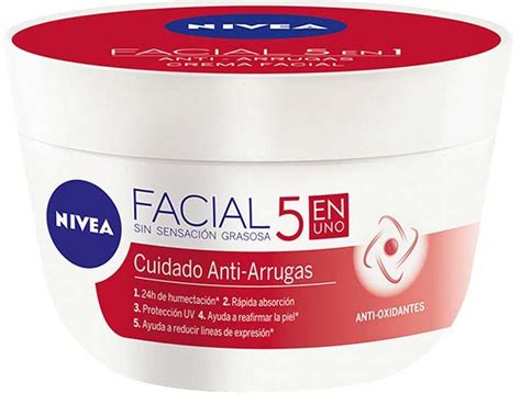 Nivea Facial 5 En 1 Cuidado Antiarrugas Ingredients Explained