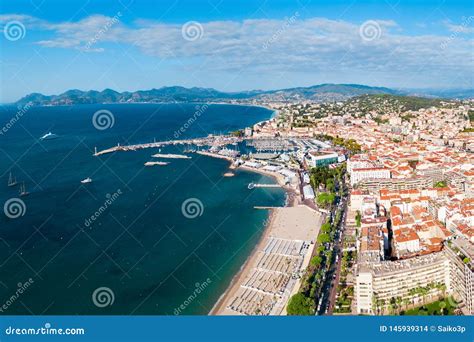 Cannes Aerial Panoramic View France Stock Photo Image Of