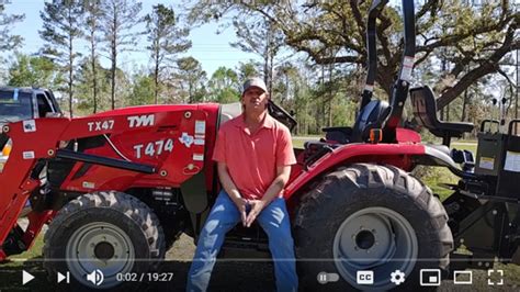 Tym T474 Tractor With Backhoe Overview And Review Team Tractor