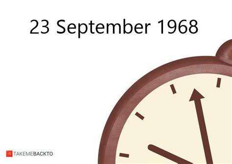 September 23 1968 What Happened That Day Takemebackto