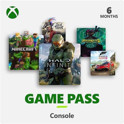 Microsoft Xbox Game Pass For Console 6 Month Digital Code Digital S3t