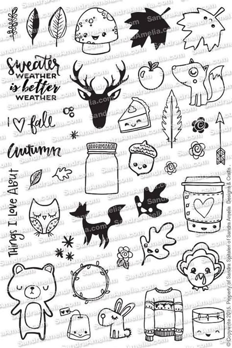 Fall Planner Doodles In Stock Planner Doodles Doodle Drawings