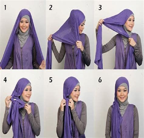 Tutorial Dan Gambar Cara Memakai Jilbab Hijab Modern Gaul Pashmina