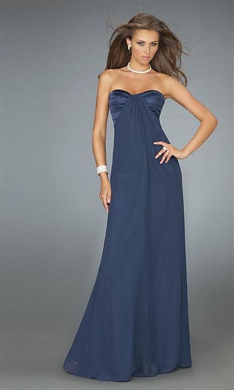 Strapless Blue Prom Dress 2011 Prom Night Styles
