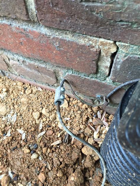 I'd like to conceal this along the exterior of the house as well. electrical - What can I do about a severed grounding wire ...