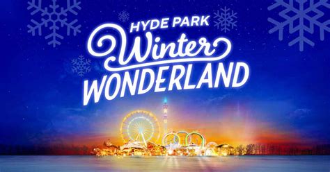 Hyde Park Winter Wonderland London Uk