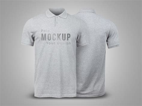 201 Polo T Shirt Mockup Front And Back Psd Free Psd Mockups File