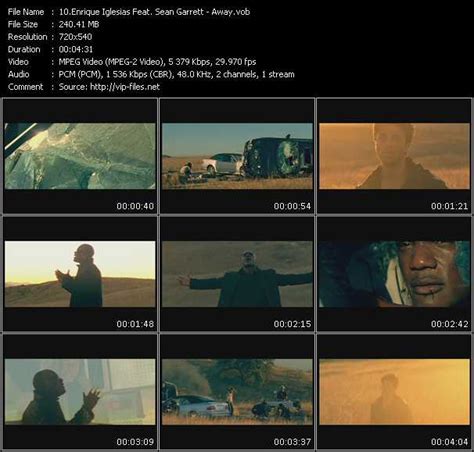 Enrique Iglesias Feat Sean Garrett Away Download Hq Music Video Vob