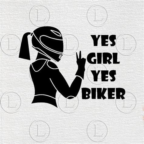 Biker Girl With A Helmet Svg Biker Girl Png Biker Girl With A Etsy