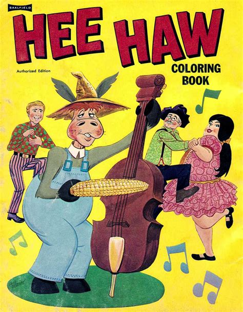 Saved From The Paper Drive From The 1970 Hee Haw Coloring Book