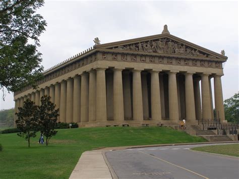 The Reconstruction Of The Parthenon In Nashville Tennessee That