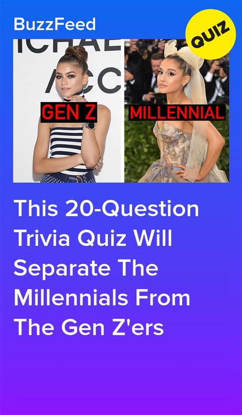 These 20 Questions Will Separate The Millennials From The Gen Z Ers