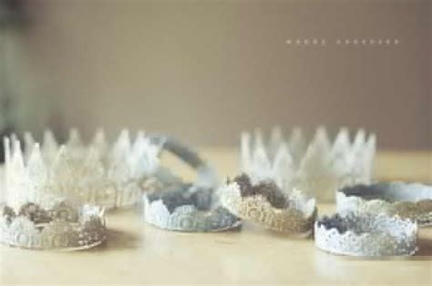 Learn How To Make Diy Lace Glitter Crowns Perfect For Photo Props Or