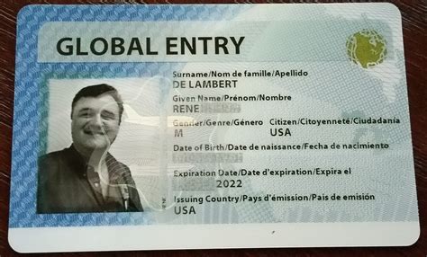 Global entry is a u.s. my new goes id card - Renés PointsRenés Points