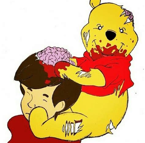 Zombie Winnie The Pooh Best Cartoon Characters Disney Horror Zombie