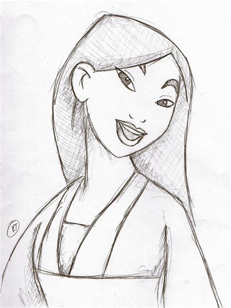 Easy Sketches Of Disney Princesses Disney Art Drawings Easy Disney