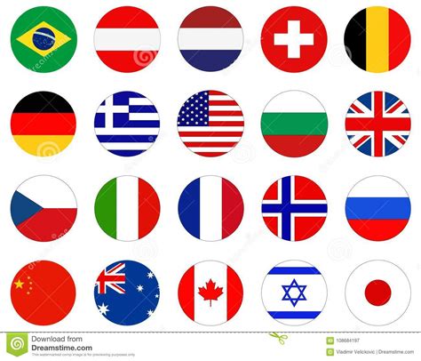 World Flags Country Flags Of The World Stock Vector Illustration Of