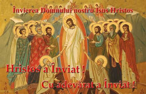 Invierea domnului, numita si sarbatoarea pastilor, adica ziua in care raul si viclenia vor fi lasate deoparte, imbracand haina adevarului si a bucuriei, este cea mai veche sarbatoare a crestinatatii. Învierea Domnului nostru Iisus Hristos
