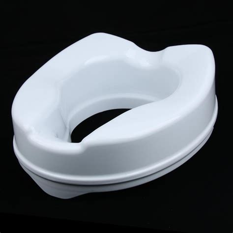 Raised Toilet Seat Elderly And Handicap Toilet Seat Riser Holds Up To Lbs Pcs X