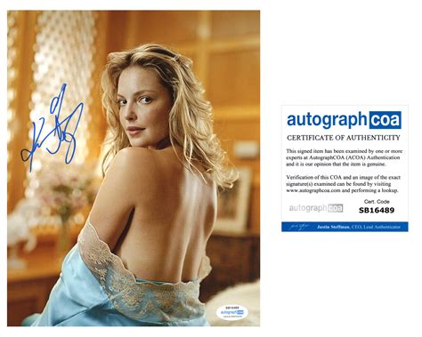 Katherine Heigl Sexy Autographed Signed 8x10 Photo Acoa Ebay