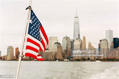 World Trade Center Flag Photos And Premium High Res Pictures Getty Images