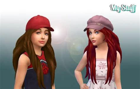 Mystufforigin Enchanted Hairstyle For Girls Sims 4 Hairs