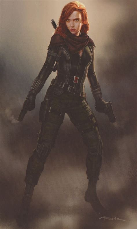 Image Avengers Infinity War Black Widow Concept Art 1