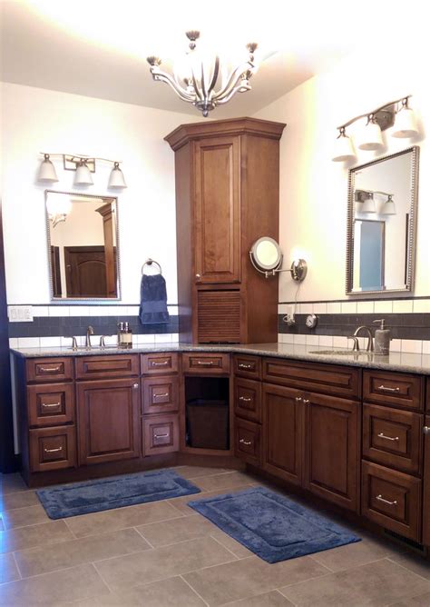 Mirrors, lighting, and hardware are some of the bathroom and kitchen accessories offered at immerse's plumbing showroom in st. New Construction Kitchen & Bath Cabinetry - Traditional ...