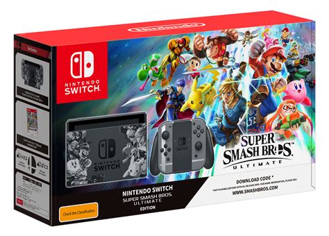 Super Smash Bros Ultimate Edition Switch Console Bundle Coming To Australia Vooks