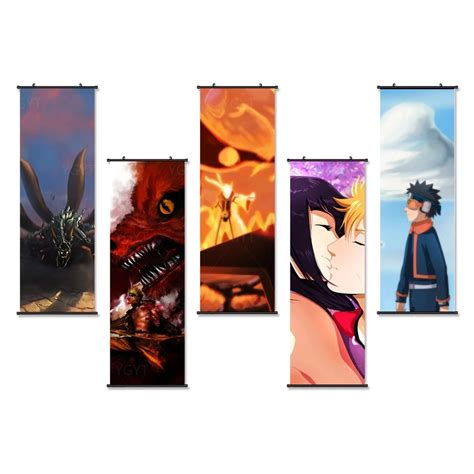 Naruto Anime Canvas Kakashi Kaki Sasuke Itachi Character Poster Bandai