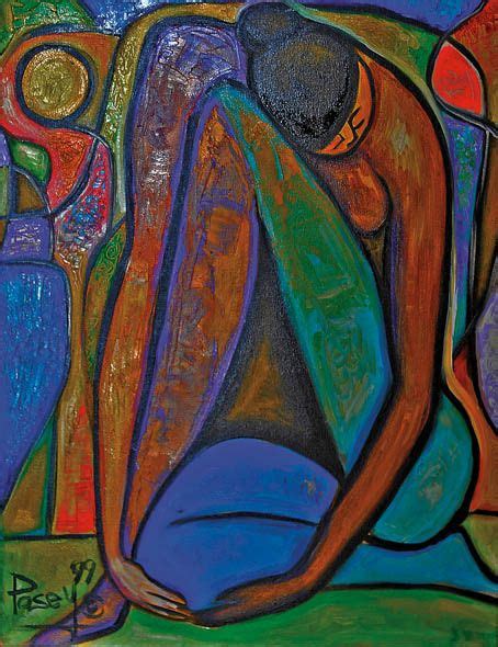 The Dancer By Marvin Posey Acrylic On Canvas African American Art