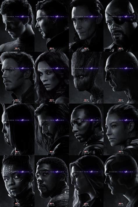 Avengers Endgame Character Posters Confirm Who Died And Who Survived
