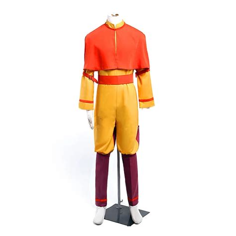 Costumes Avatar The Last Airbender Aang Uniform Cosplay Costume Halloween36 Hot Unisex