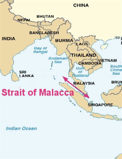 Path Strait Of Malacca Strait Of Malacca Malacca History Lessons