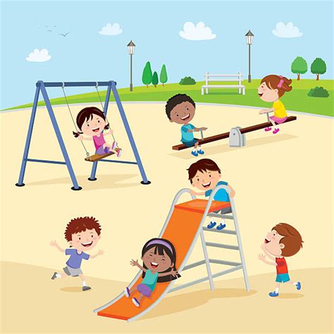 Kids Park Illustrations Royalty Free Vector Graphics And Clip Art Istock