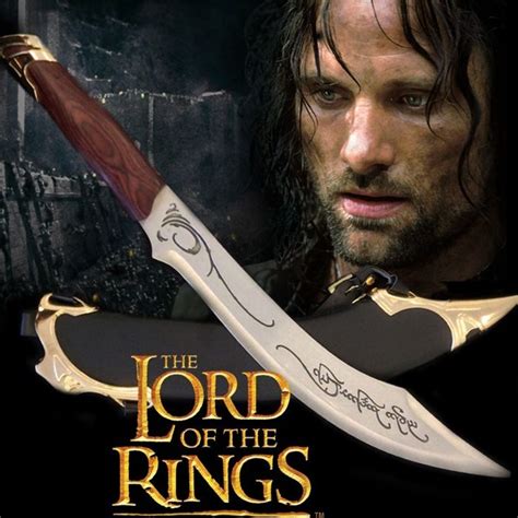 Elven Knife Of Strider The Lord Of The Rings Time To Collect