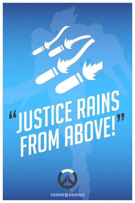 Justice rains from above know your meme. Overwatch Ultimate Quotes | Overwatch wallpapers, Overwatch phone wallpaper, Overwatch quotes