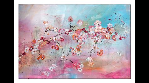 Man muss wirklich richtig viel üben, um eine rose schön hin zu bekommen. Tutorial: Kirschblüten malen (Anfänger) Cherry Blossoms ...