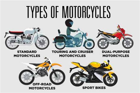 Types Of Motorcycles A Visual Guide