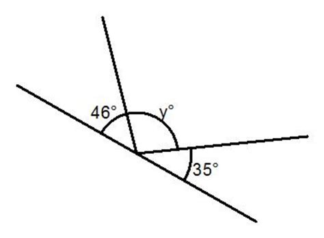 Basic Math Angle Facts Angles In A Triangle On A Straight Line And
