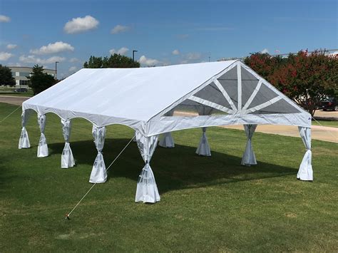 20 x20 40 x20 pe marquee party wedding canopy tent shelter w storage bags ebay
