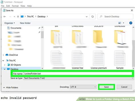How To Lock A Folder Using A Batch File With Pictures WikiHow