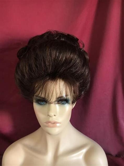 Sin City Wigs Stunning Bold Brown Smooth Updo Coronation Pretty Curls