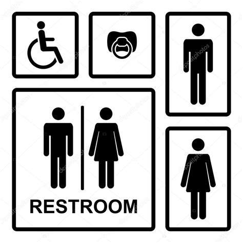 Restroom Icon Vector 53701 Free Icons Library