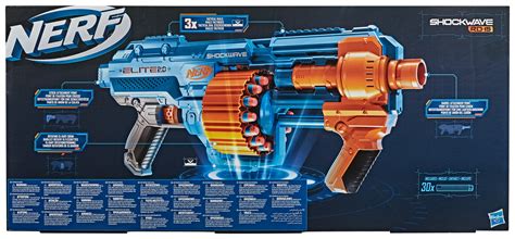 Nerf Blaster Elite 20 Shockwave Rd 15 Azulnaranja Internet Toys
