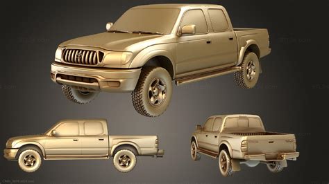 Vehicles Toyota Tacoma Mk1f Doublecab Limited 2001 Cars3694 3d