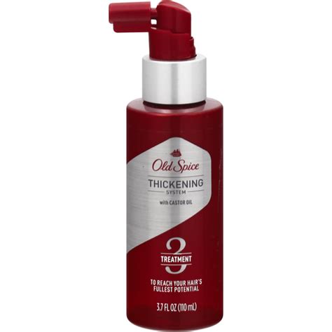 Old Spice Hair Treatment Thickening System With Castor Oil 3