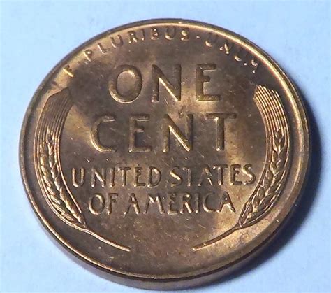 1958 D Lincoln Wheat Penny Cent Uncirculated Red Denver Mint Etsy